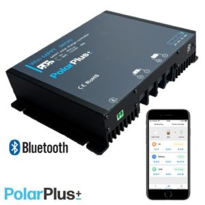 40A MPPT 4-steg laderegulator (IP54), maks 95V for alle batterityper, 12V/24V, Bluetooth