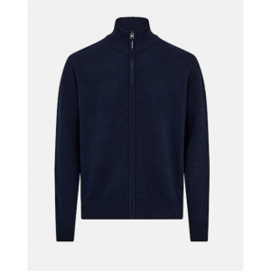 DOVRE Fine Knit Zip Cardigan