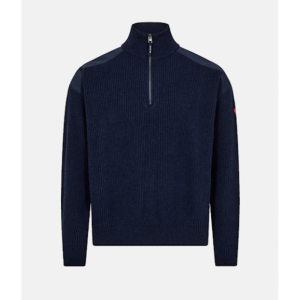 DOVRE Ribbed Knit Half Zip