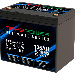 MAKSPOWER LITIUM BATTERI ULTIMATE – 106AH 100BMS – 12V