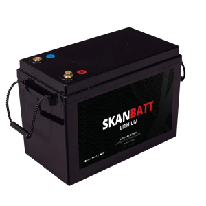 SKANBATT Lithium Batteri 12V 200AH 200A BMS (345x190x245mm)